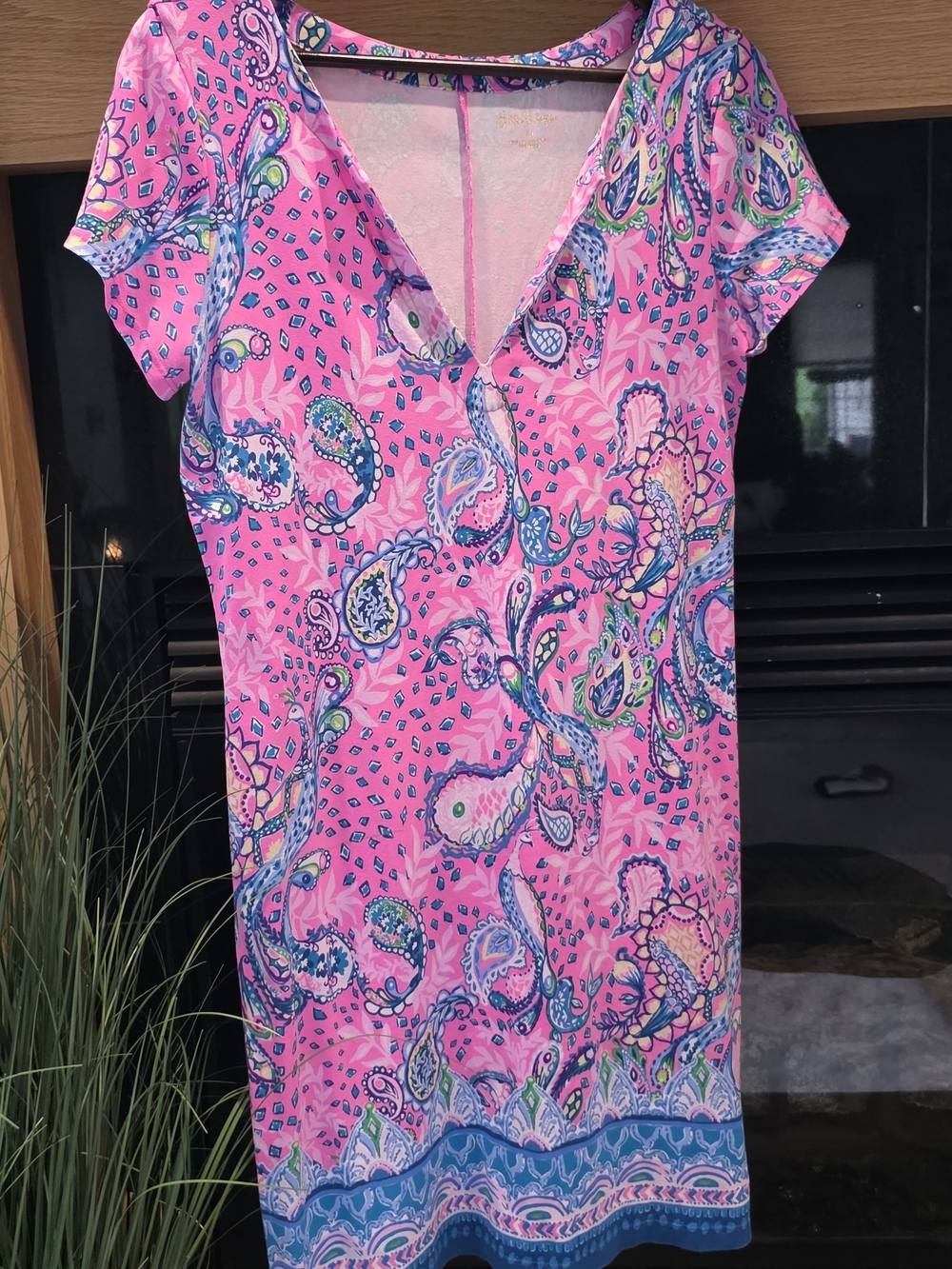 EUC Sophiletta Dress in Plumera Pink Strut Your Stuff 🌴👗 Size Medium